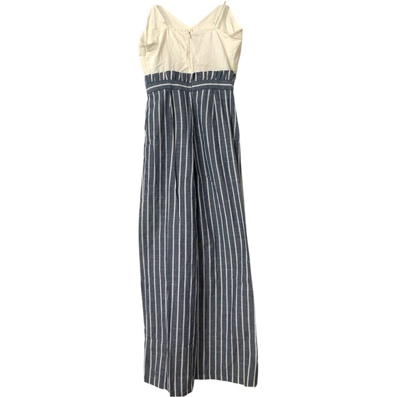 LYDELL Striped Jumpsuit with White Top small - Picture 2 of 8